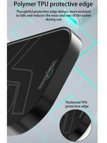 VISPINVO Pickleball Paddle, 16MM T700 Thermoformed Raw Carbon Fiber Pickleball Paddle, USAPA Approved, Polypropylene Honeycomb Core, Foam Injected Edges For Expanded Sweet Spot, Control And Balance - Multicolor - View 11