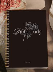1pc Bible Study Journal Notebook, 52-Week S.O.A.P Method Bible Study Guide, Daily Prayer Journal Church Note Taking Faith Gifts For Women & Men, Office School Supplies Friends Gift Back To School Supplies