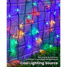 60 LED Flower Solar String Lights Outdoor Waterproof Fairy Lights For Garden Yard Fence Patio Christmas Tree Wedding Party Decor Multicolor8t5y - Multicolor - View 6