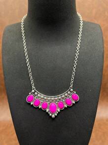 Colar com Coroa de Estilo Retrô Boêmio da Moda, Brincos em Forma de Chifre, Adequados para Mulheres/Meninas Combinarem com Roupas Diárias, Acessórios de Festa, Presente de Joias para Família/Amigos/Você Mesmo(a)