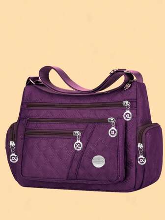 New Oxford Cloth Men's Messenger Bag, Large Capacity Crossbody Bag