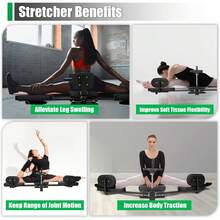 Leg Stretcher, 220LBS/300KG Leg Stretch Machine Heavy Duty Steel Frame Equipment, Training Fitness Stretch Trainer Leg Stretching Splits Machine For Home, Gym, Mothers, Martial Arts Enthusiast - 1 - View 7