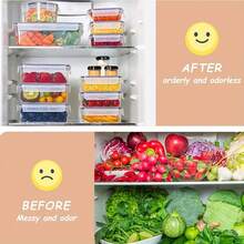 24 Pack  Food Storage Containers With Airtight Lids,  Meal Prep Containers, Lunch Office Meal For  Freezer And Dishwasher.