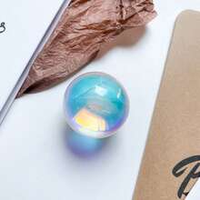 1pc Air Cushion Crystal Ball Mobile Phone Stand, Korean Colorful Laser Decor, Retractable Tabletop Air Cushion Holder, Minimalistic, Finger Ring Phone Holder Compatible With IPhone, Android Phone, Gift For Birthday, Family, Friends Phone Ring Holder Phone Grip - Multicolor - View 11