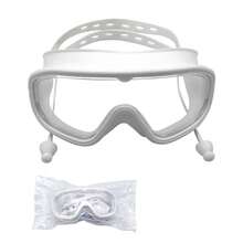 1pc Large Frame Swimming Goggles, Waterproof Anti-Fog High Definition Comfortable Swim Goggles With Earplug Set - Multicolor - View 6