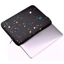 Briefcase Case Cover For Laptop Notebook Compatible With MacBook 15.6 - Galaxia - 黑色 - 查看 2