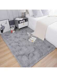Shaggy Rug 2.00 X 1.50 Living Room Bedroom Office - Grey - View 2