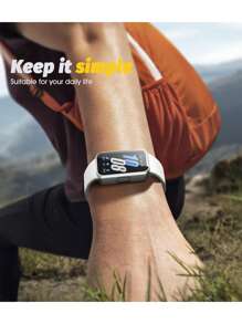 Uhrengehäuse + Bildschirmschutzfolie kompatibel mit Samsung Galaxy Fit 3 für Herren und Damen, stoßfeste, kratzfeste Hartkunststoffhülle kompatibel mit HD gehärtetem Glasbildschirmschutz, Schutz des Handgelenkrückens vor Beschädigungen