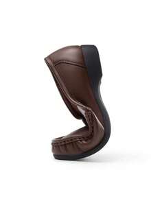 Loafers For Women Slip-On Comfortable Lightweight Womens Loafers Business Casual Work Office Loafer Shoes With Arch Support - Brown - View 6