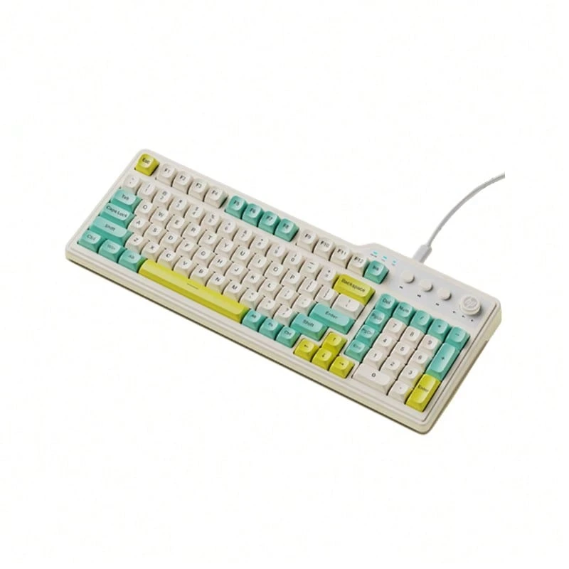 Verde amarillo leche [teclado único]