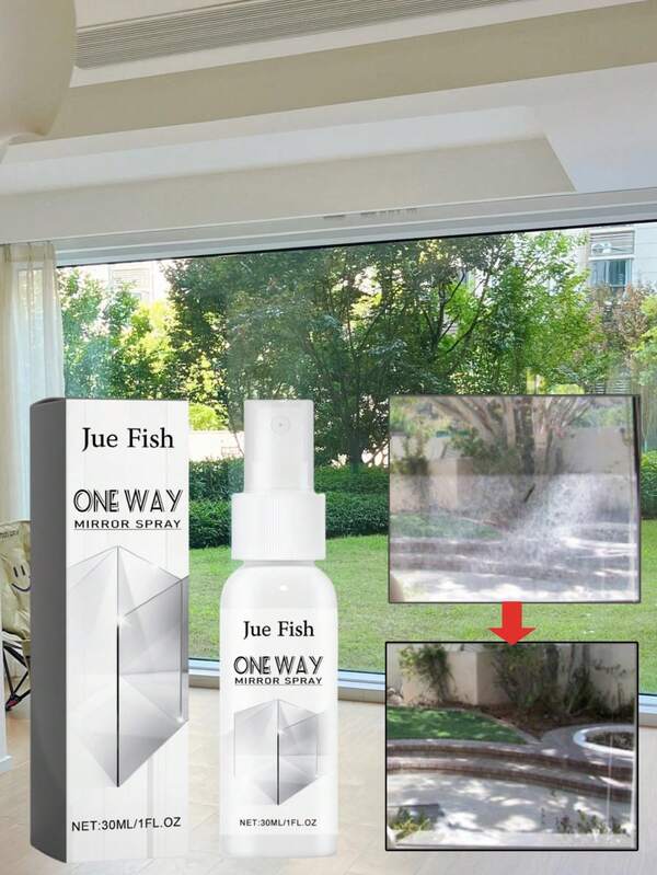 Limpador de vidros, sem amônia, spray antirriscos para janelas, telas, fogões, banheiros, spray refletivo unidirecional para limpeza de poeira, manchas e marcas d'água em espelhos retrovisores de carros e vidros de banheiros.