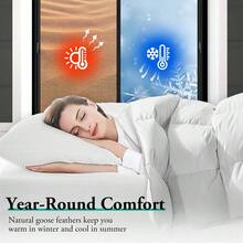 SUN YEE Goose Down Duvet Quilt 700GSM Duvet Doona Winter Summer Quilt Super King - 700GSM 超大號鵝被 - 查看 3