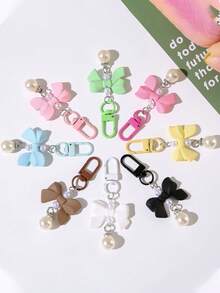 1pc New Butterfly Resin Pendant, Bag Accessory, Earphone Charm, Backpack & Clothing Decor, Student Gift - Multicolor - View 1