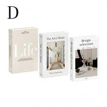 3pcs Modern Decorative Books, Foldable Fake Books, Coffee Table Faux Books, Bookshelf Display Books, Home Office Decor - Multicolor - View 7