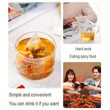 Gerlen, Generic Chrysanthemum Cassia Seeds Tea Bags (160g, 5gX50Bags), Honeysuckle, Chinese Wolf-Berry, Sweet-Scented Osmanthus, Burdock Root Combination Of Floral Tea - 250G - View 9