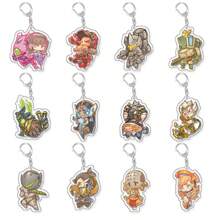 2D Anime Character Model Anime Party Gifts Original Acrylic Key Chain Overwatch Reaper Pharah Mercy Soldier: 76 Cute Y2K Cartoon Pendant, Suitable For Shoulder Bags And Backpacks And Keys, The Perfect Gift For Fans, Cosplay Party Decoration Pendants Car Pendants Creative Anime Derivatives, Japanese Comic Pendants, Senior Anime Fans Collections, Otaku Series Gifts , Cheap Holiday Gifts