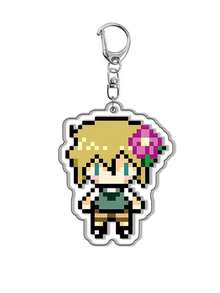 1个Omori像素风格人物亚克力钥匙扣 - 配饰系列,包含Basil、Kel和Sunny等图案的吊坠钥匙扣,可用作汽车、包袋或珠宝配饰的装饰。它们也是圣诞节礼物的理想之选。 - 彩色 - 查看 27
