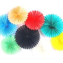 6 Stücke 30 cm 3D Wanddekoration und hängende Papierblumen, künstliche Sonnenblumen, geeignet für Hochzeiten, Geburtstage, Babypartys, Fotoboxen, Hochzeitsbogen Kunst, hängende Dekorationen, Dekoranhänger, Feiertags Dekorationen (Himmelblau)