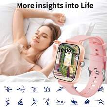 Eytlptoc 2025 New Model, Smart Watch With 1.85" High Definition Touch Screen, Sports Smartwatch With Calling And Message Receiving Function, Sleep Monitoring And Pedometer, Compatible With Android And IOS Phones, Perfect Gift For Family And Friends!
