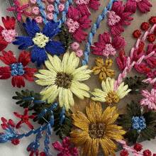 20/10/5/2pcs Vivid Multicolor 3D Floral Embroidered Patches - DIY For Clothing, Bags, Shoes, Weddings, Jeans Etc. - Sewing Style, Wedding Embroidery | Vibrant Embroidery | Fine Stitching, Embroidery Supplies