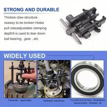2.5" Adjustable Clamping Depth 2 Leg Gear Puller Hub Bearing Removal Pulley Tool - Black - View 4