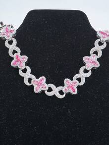 قلادة بسلسلة إسورة ذات أربعة أوراق شبه منحرفة وطراز أوربي أمريكي، موضة أنيقة وعصرية للرجال والنساء