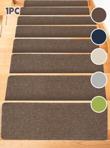 8 PIEZAS Pisadas antideslizantes para escaleras - Alfombras adhesivas de doble cara para escalones de madera/concreto, interior/exterior, almohadillas de seguridad con reducción de ruido (instalación sin taladro)