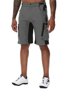 Men Cycling Shorts Mountain Bike Riding Cargo Shorts Outdoor Sports Hiking Downhill Bicycle Short Pants