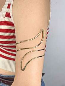 Bộ 10 vòng tay kim loại có thể điều chỉnh phong cách kỳ nghỉ hè tối giản, trang trí Halloween - 10PC Vàng -1 - Xem 4