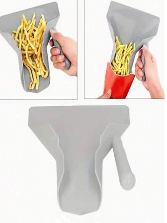 1pc/2pcs Durable Plastic Chips And Popcorn Server - Great For Nuts, Beans And Snacks, Easy Grip Handles, Great For Home And Restaurant Use
