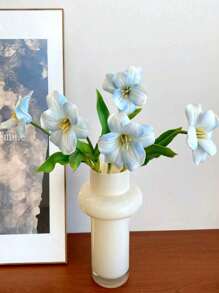 Tulipa Artificial Decoração para Casa Arranjo Floral Buquê de Casamento Flor Falsa Hastes em Vaso Decoração de Festa Centro de Mesa, Dia dos Namorados, Presente Formatura