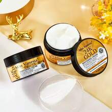 Miss Vanessa crema blanqueadora 24K GOLD brillo múltiple 1 pieza hidratante iluminador suaviza piel uniforma tono fórmula avanzada piel blanca sedosa beauty night cream - Blanco - Ver 6