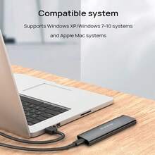 Lenovo 行動固態硬碟 TSD302 10G版 高速傳輸 迷你便攜輕薄 手機電腦平板通用 即插即用 相容Windows/Mac - 黑色 - 查看 1