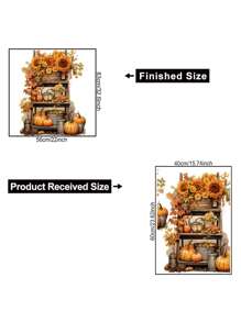 Küchen Aufkleber/Dekorative Aufkleber Sonnenblume Kürbis Behälter Aufkleber, wasserdicht und staubdicht, 1 Stück PVC Material abnehmbare verschleißfeste Aufkleber, geeignet für Küchen Dekoration, Wand Dekoration, Restaurant Dekoration, Wandaufkleber 60cm * 30cm, interessante Geburtstaggeschenke, Abschlussgeschenke, verleihe deinem Zuhause einen neuen Look