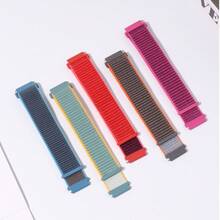 20mm 22mm Nylon Band For Galaxy Watch 7 6 5 4 FE 40mm 44mm/Galaxy 6/4 Classic 47mm 43mm/46mm 42mm/Watch 5 Pro 45mm/3 41mm/Active 2 Men/Women, Sport Loop Strap For Garmin Vivoactive 3/Forerunner 645 - 20, 22 Loops - View 2