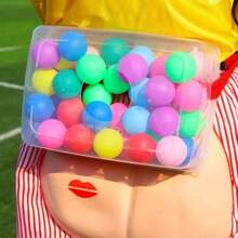 Juego de bolas de equilibrio - Juego divertido para exteriores e interiores para familia, boda, aniversario, cumpleaños y fiesta de verano, incluye bolas de colores aleatorios