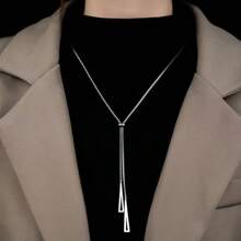1 pieza Collar ajustable minimalista de metal con diseño geométrico de moda