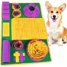 Vivifying Snuffle Dogs, Interactive Dog Puzzle Toy Boredom And Mental Stimulation, Enrichment Feeding Game Sniff Helps Slow Eating And Keep Busy - 黃色 紫色 綠色 - 查看 1