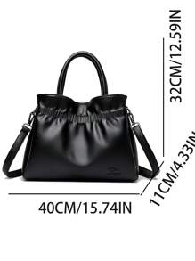 Bolso de hombro cruzado suave de lujo para mujeres y madres, bolsos y carteras de diseñador 2025, pequeño bolso de tela casual femenino