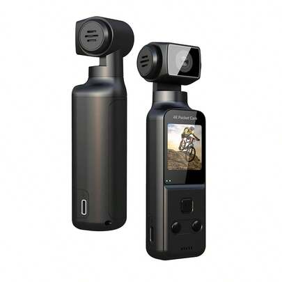  Cámara Corporal 4K Klack con Micrófono Externo – Rotación 270°, Estabilización de Imagen, WiFi y Grabación Ultra HD - Entrega en24/48 horas