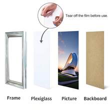 2-In-1 American Style Photo Frame, Can Be Hung On Wall Or Placed On Desk (Photo Paper Included, Random Delivery), Suitable For Home, Bedroom, Dining Room, Living Room