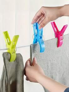 沙滩巾夹、椅子夹、毛巾架、塑料衣夹、挂钩夹 - 預設 - 查看 2
