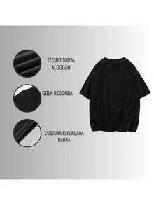 Men's Oversized T-Shirt Basketball Jersey Style Streetwear Urban Hip Hop Printed Comfortable Youth Fashion Cod 496 - 黑色 - 查看 7