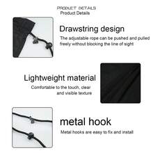 2 件装汽车遮阳窗帘，防紫外线隔热前后座椅隔断窗帘，适用于房车