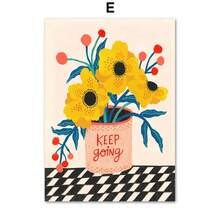 1 Stück Pilz-Schmetterling inspirierender Zitat Boho Kinderzimmer Wandkunst Leinwandbild Nordischer Poster und Drucke Wohnzimmer Dekoration, optionaler Rahmen