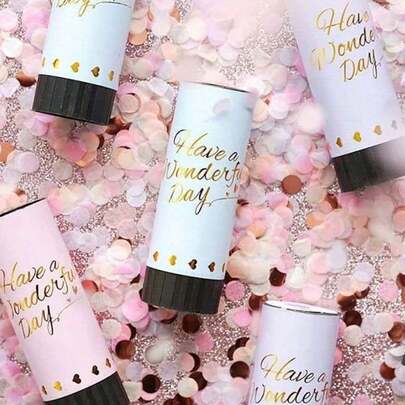 Đồ chơi bắn pháo hoa cầm tay nhiều màu sắc ngẫu nhiên, đạo cụ bắn pháo hoa mừng sinh nhật, đám cưới