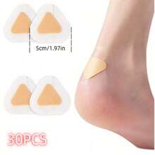 30pcs Gel Heel Protectors: Adhesive Blister Pads For Heel Liners, Shoes Stickers, Pain Relief & Foot Care Cushion GripFor Outdoor,Sport,Travel,Household,Office,School - Multicolor - View 11