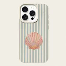1 pieza Funda de teléfono celular a rayas de TPU con diseño de opaco lindo compatible con teléfonos inteligentes //Redmi
