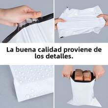 Bolsas de envío para ropa, bolsas de envío de plástico, 100 piezas,17cm x 30 cm, bolsas de envío para cajas de zapatos, ropa, textiles, manta pequeña, toalla de baño, autoadhesiva y opaca - 17*30 - Ver 5