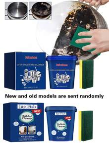 JAYSUING 100g Polvo de limpieza de acero inoxidable, Pasta de limpieza mágica rosa, Adecuado para estufa, estufa de gas, campana extractora y otros utensilios de cocina, Elimina manchas de óxido, Combinación aleatoria de empaque nuevo y antiguo - Versión mejorada - multicolor - Ver 14